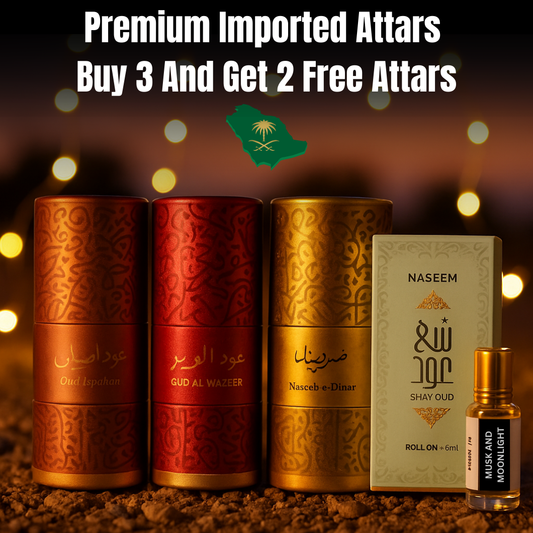 3 Premium Al momin Attars + 2 Free Gift 🎁 Imported from Saudi Arabia 🇸🇦