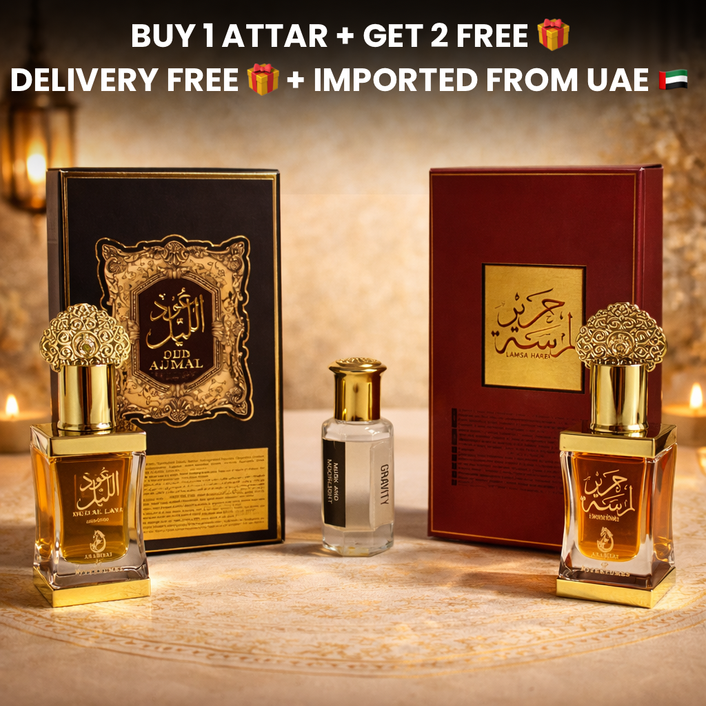 OUD LAYL 12ML ATTAR + 2 FREE ATTARS 🎁 + FREE DELIVERY + UAE IMPORTED 🇦🇪