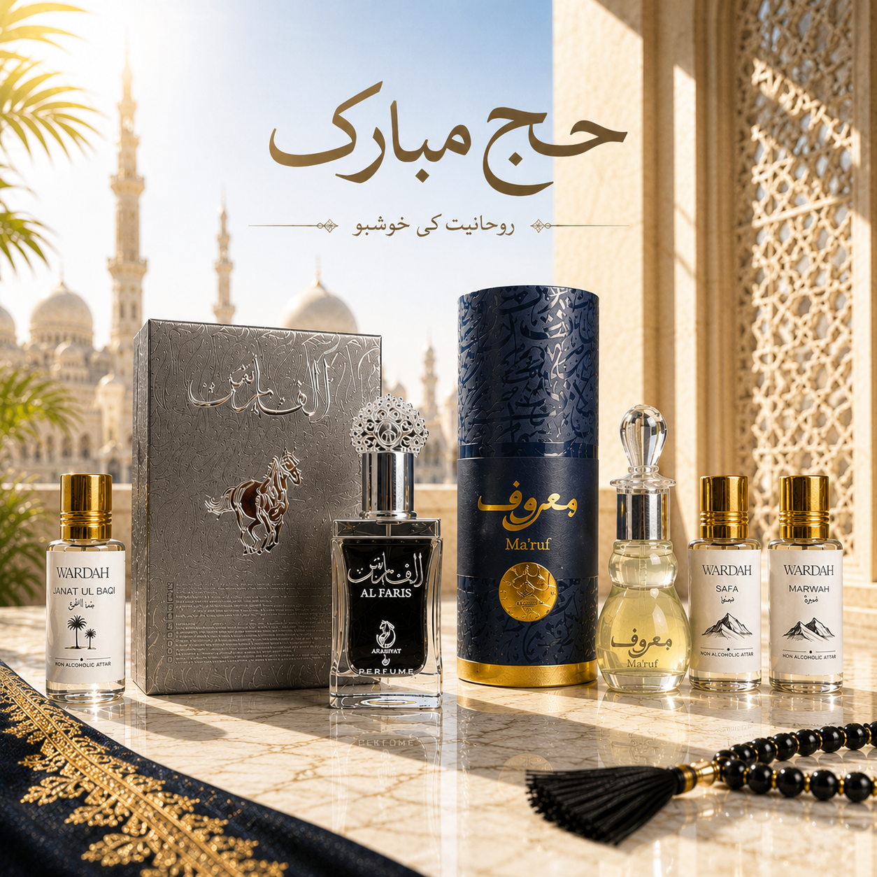 OUD AL MARUF + 4 FREE ATTARS GIFT🎁 SAUDI IMPORTED 🇸🇦